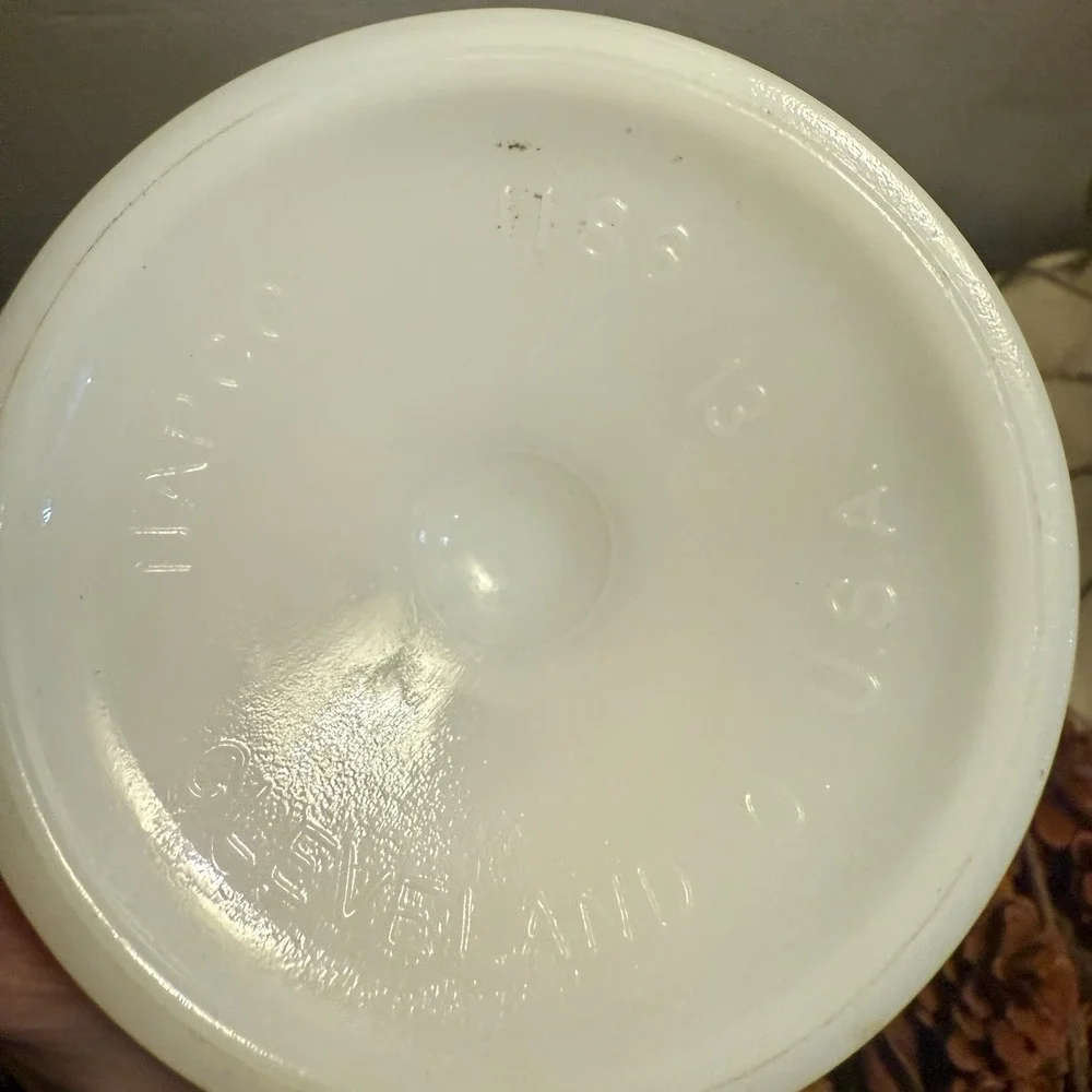 Vintage Napco Milk Glass Vase 6